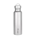 SILVERANT Botella de agua Titanium Ultralight...