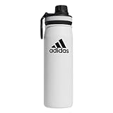 adidas Botella de agua de metal de 600 ml, acero...