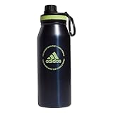 adidas Botella de agua de metal de 1 litro (32 onzas),...