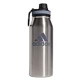 adidas Botella de Metal 1 l, Unisex Adulto, Acero...