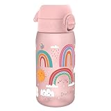 Ion8 Botella de Agua para Niños, 350ml, a Prueba de...