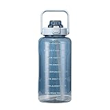 Leadthin Botella de agua deportiva, botella de agua de...