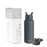 Simple Modern Water Bottle with Straw and Chug Lid...