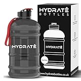 HYDRATE Bottles Botella de Agua de 2,2 Litros - Tapa de...