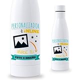 CUAC REVOLUTION Botella de Agua Personalizada con Foto...