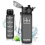 HoneyHolly Botella de Agua Deportes 1000ml Sin Bpa &...