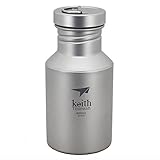 Keith Titanium Botella del Deporte Camping Bottle...