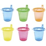 Nuby ID91121 - Plástico Vaso boquilla, 210ml, colores...