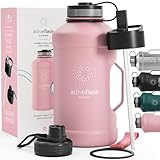 Botella agua acero inoxidable Active Flask + pajita (3...