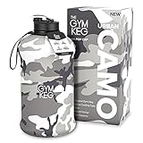 The Gym Keg Botella de Agua Deporte 2.2 L con Funda...